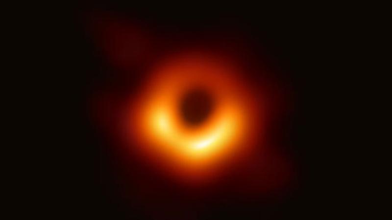 supermassive black hole imagery