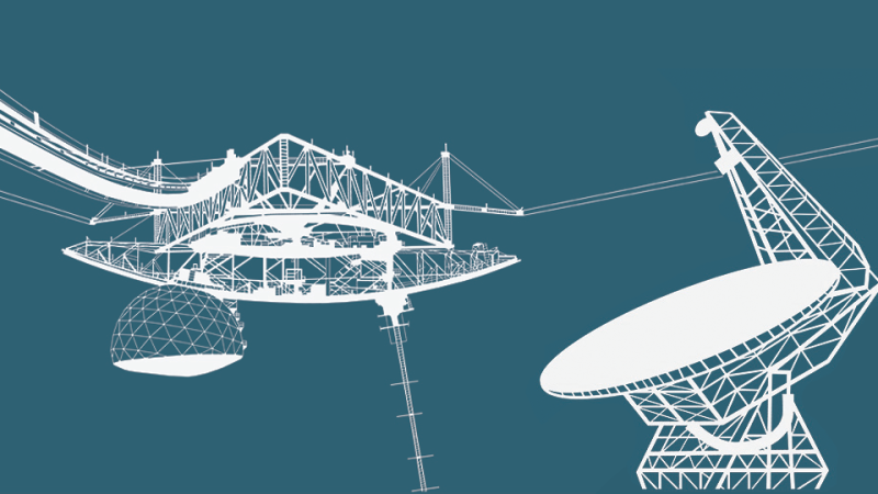 Wire-Frame Illustration of our Main Telescopes