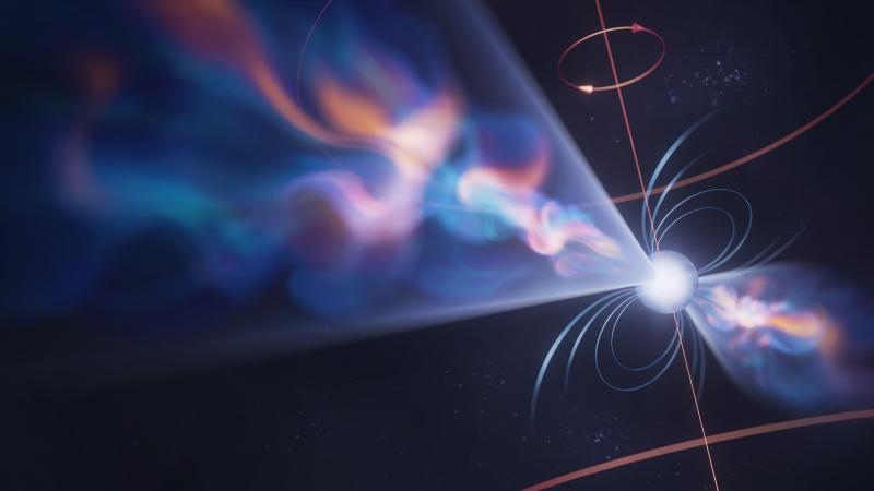 Conceptual Illustration of a Pulsar