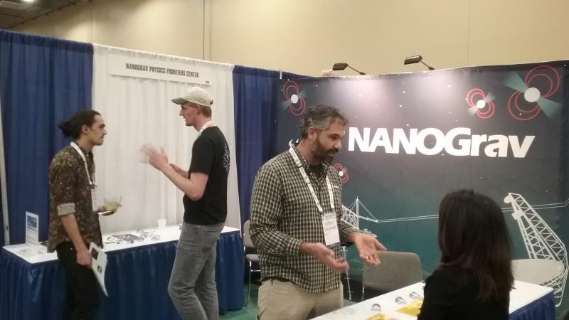 AAS January 2017 NANOGrav Booth