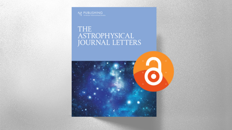 Cover of the Astrophysical Journal Letters.
