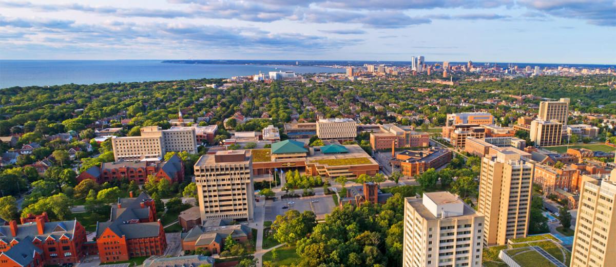 Aerial View of the UWM Campus