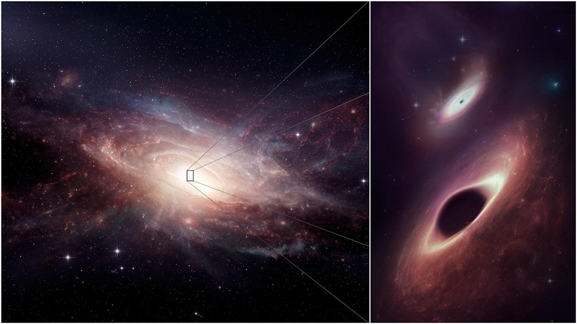 merging galaxies and black holes