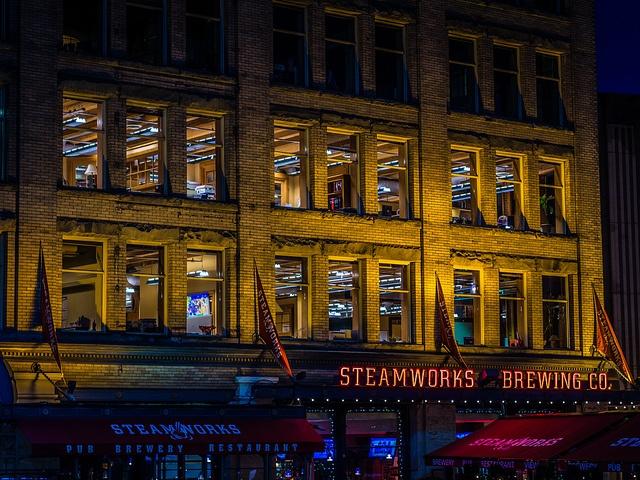 Exterior of Steamworks Vancouver