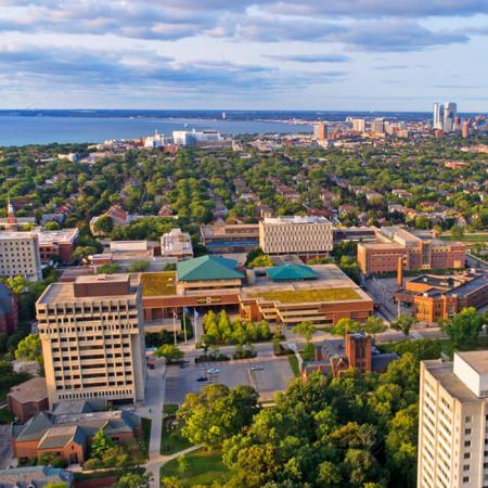 Aerial View of the UWM Campus